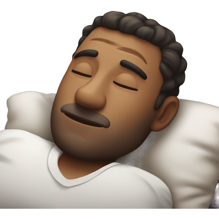 Very attractive  man sleeping on worlds most plush and nice pillow   emoji