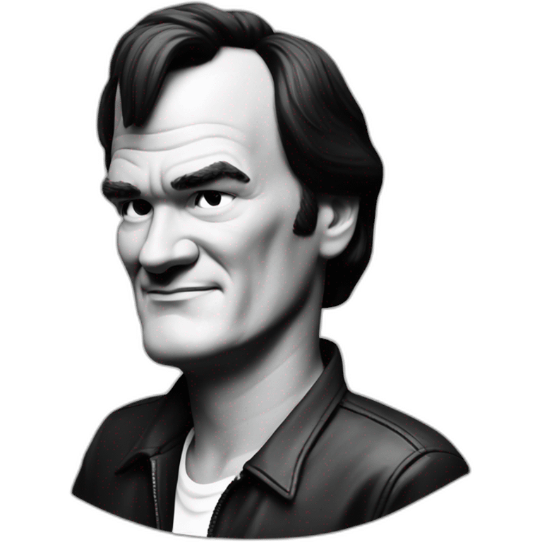 Quentin Tarantino bw emoji