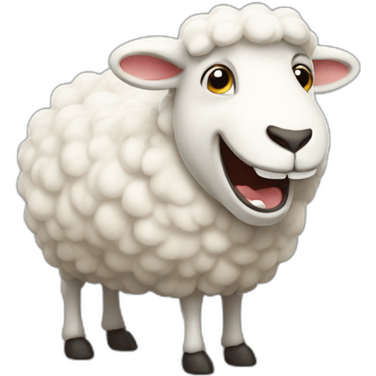 Laughing Sheep emoji