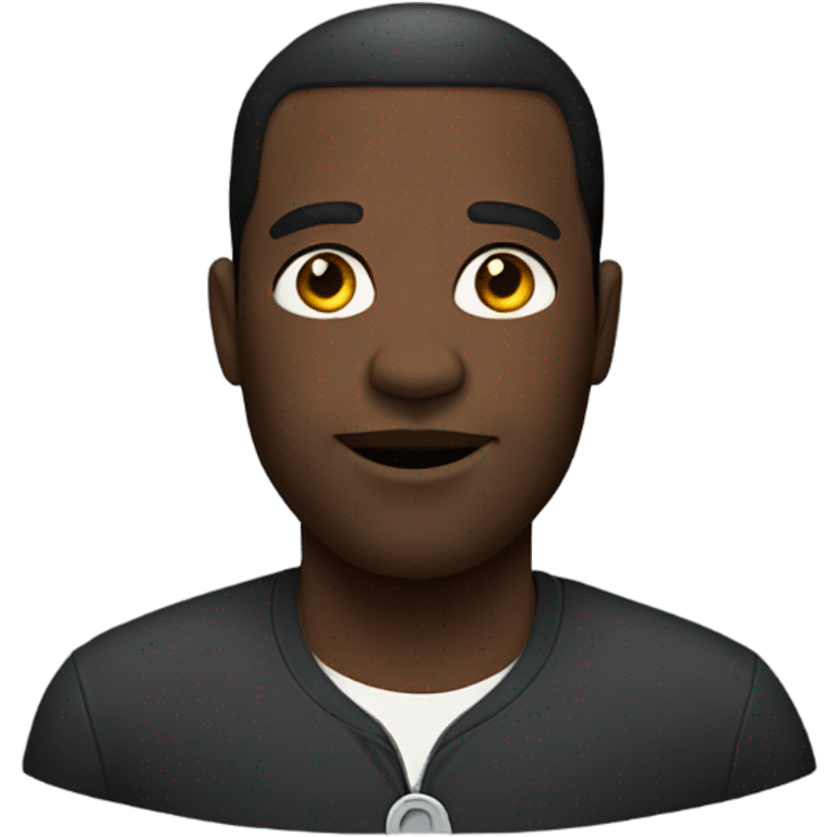 A big black man emoji