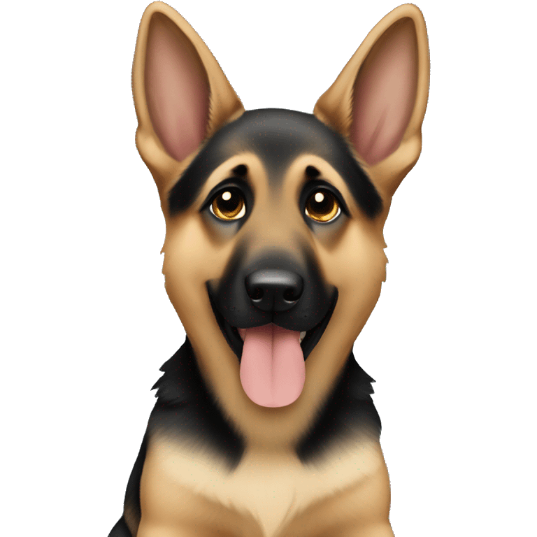 German Shepard puppy emoji