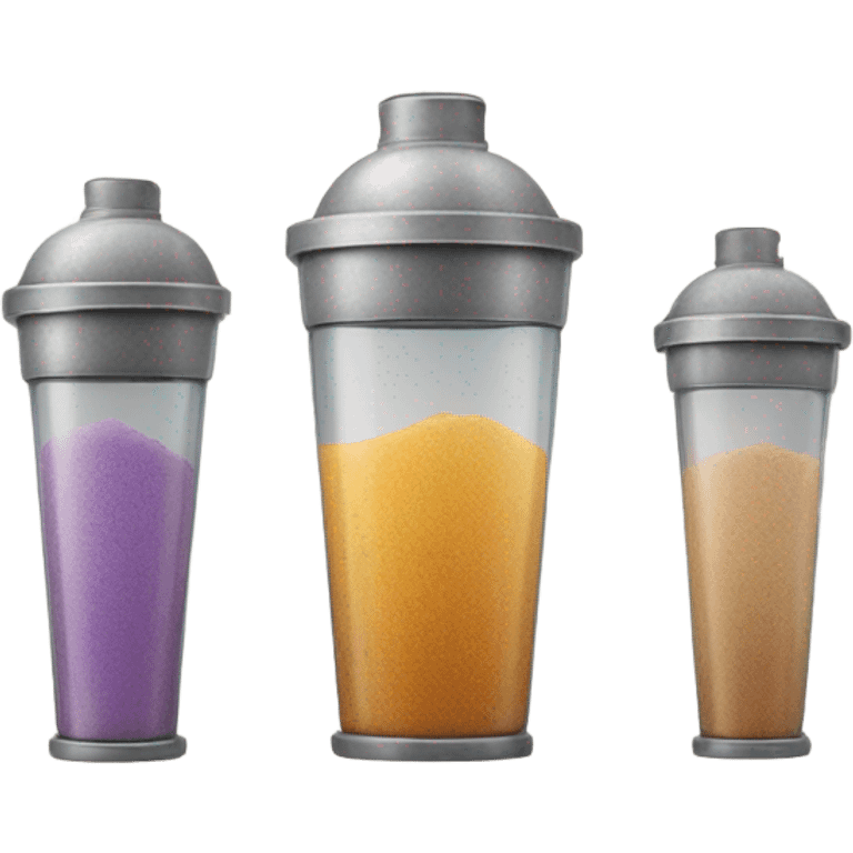 Dusty cocktail shakers emoji