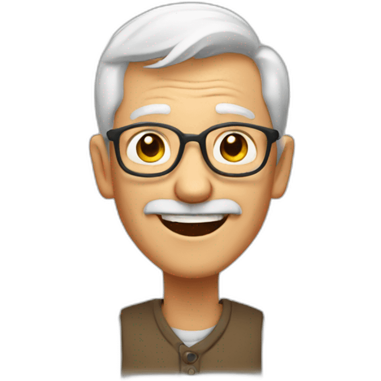 Happy grandpa emoji