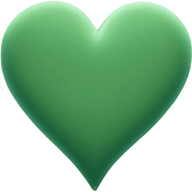 Sage green heart emoji