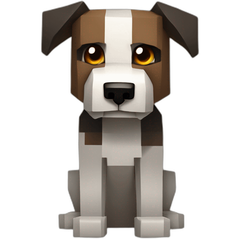 Minecraft dog emoji