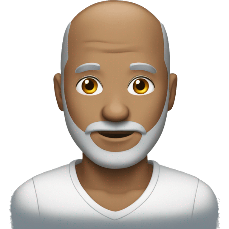 bald man with gray beard  emoji