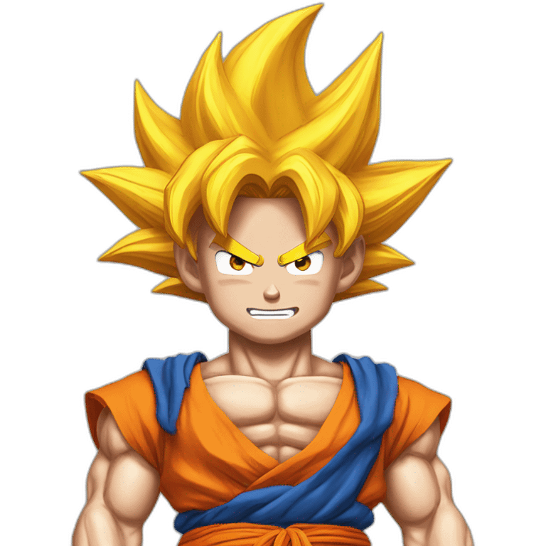 Goku super Saiyan god emoji