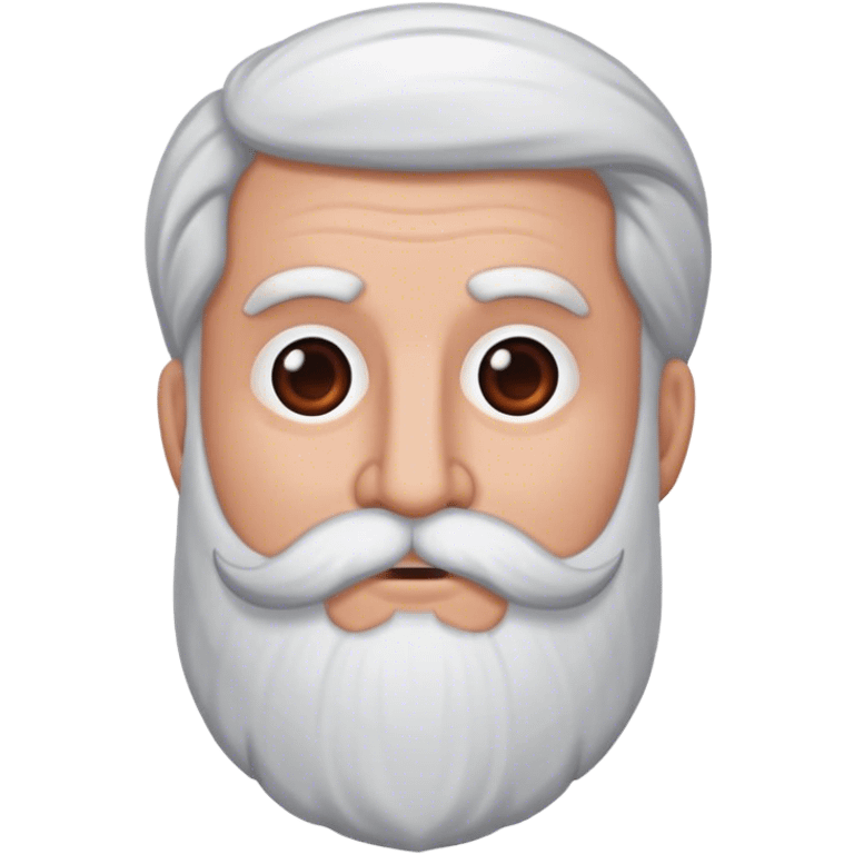 anciano calvo con barba blanca emoji