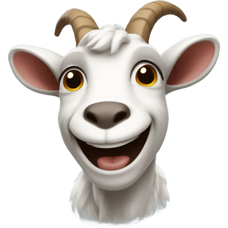 smiley goat emoji