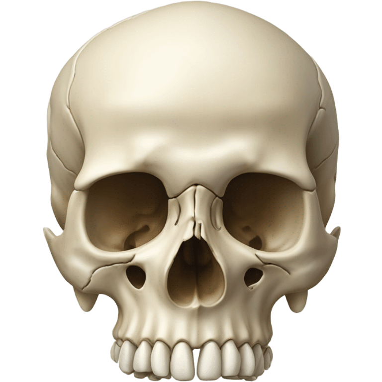 Skull realistic emoji