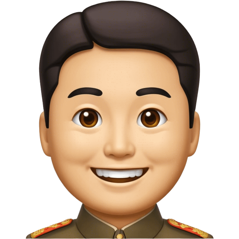 Emoji of dear leader kim il sung smiling  emoji