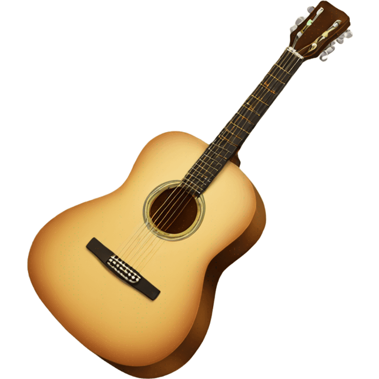 Acoustic guitar emoji