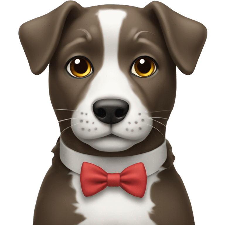 Korgi with bow tie  emoji