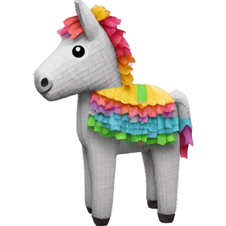 PIÑATA TRADICIONAL EN FORMA DE BURRO EXPULSANDO DULCES emoji