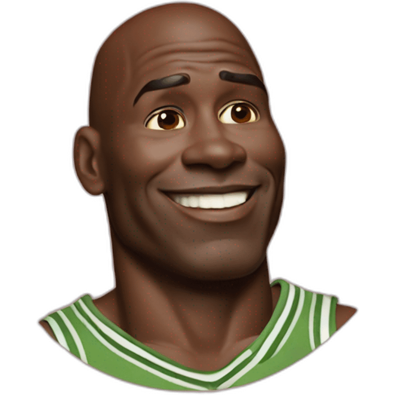 Michael Jordan has Shrek emoji