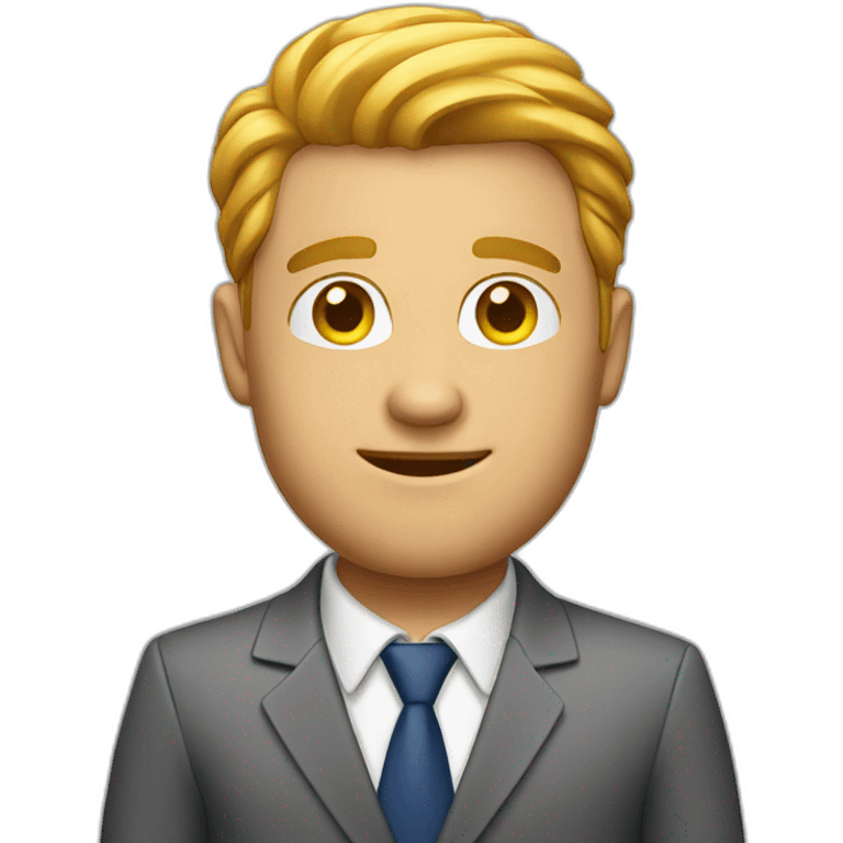 real estate guy emoji