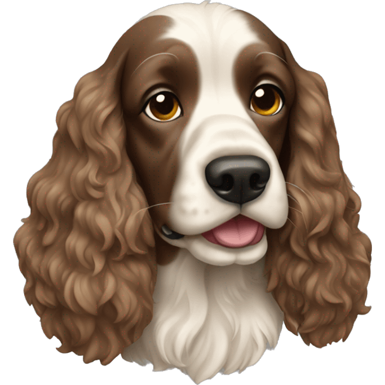 Coker spaniel dog emoji