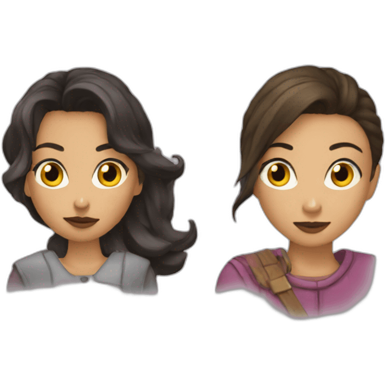 Nikita and Finja emoji