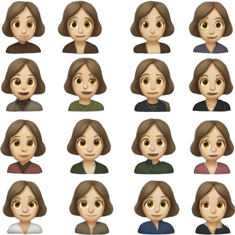 George Eliot (real name Mary Ann Evans) british writer emoji