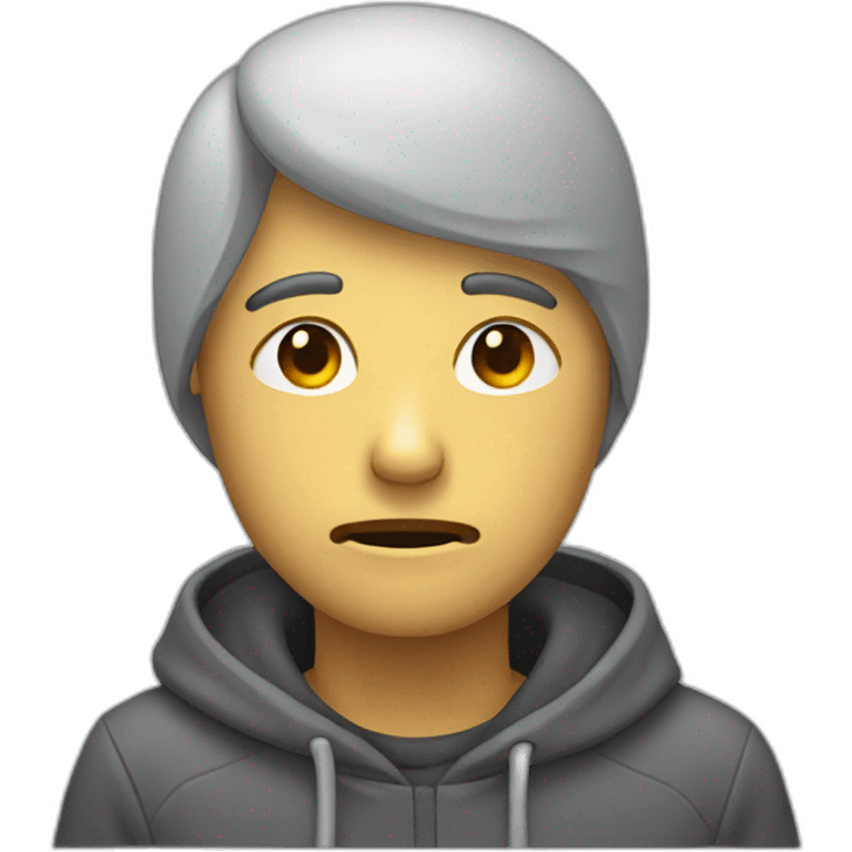 Personne qui pleure emoji