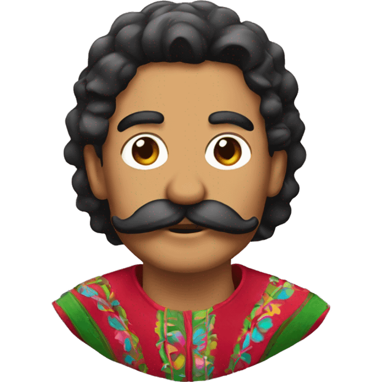 Mexican with a mustache named Raphael  emoji