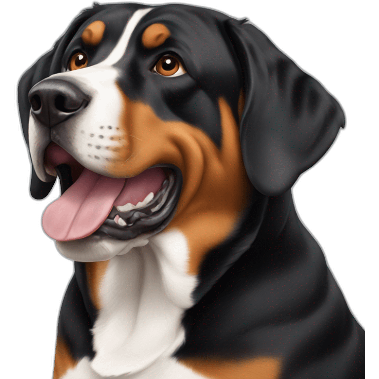 Greater Swiss mountain dog emoji