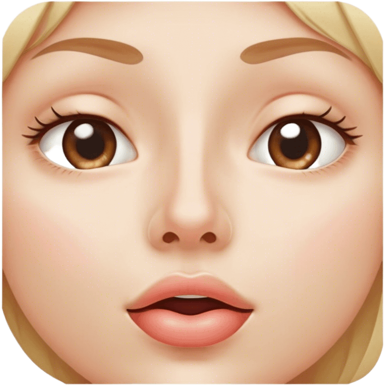 women with nose in mouth emoji