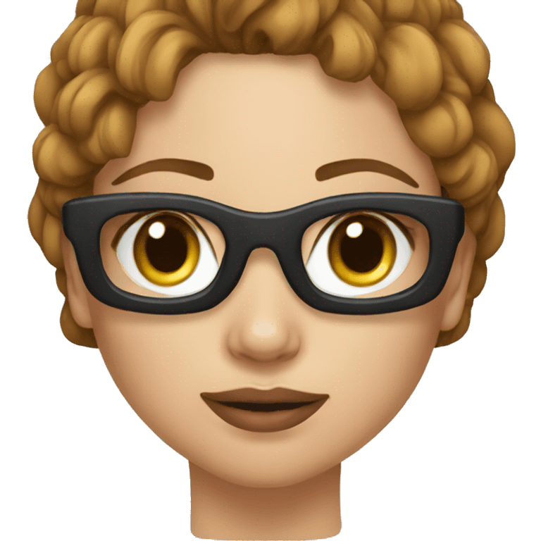 Alyssa Milano disguised as a boxer emoji