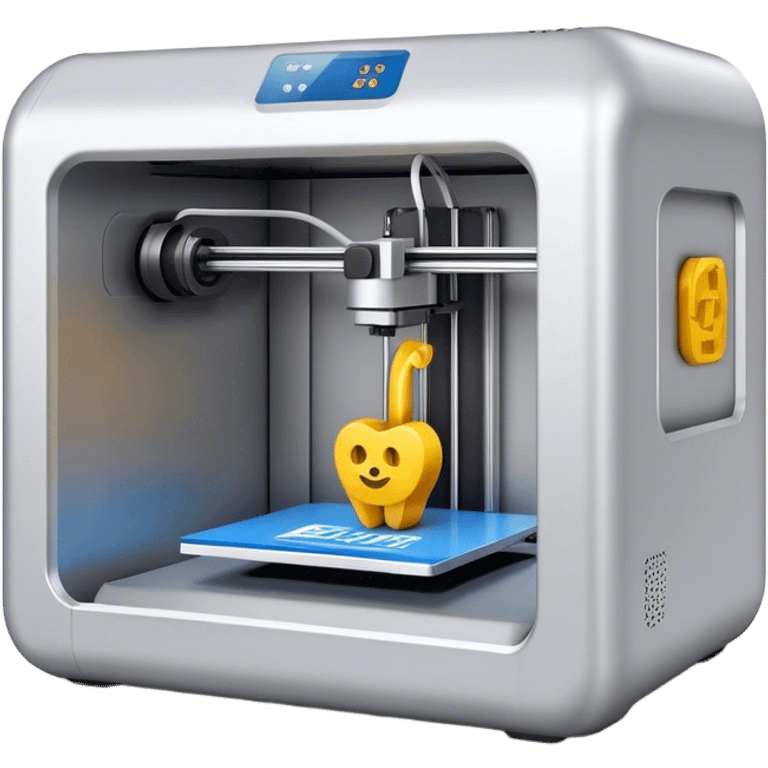 3-D printer emoji