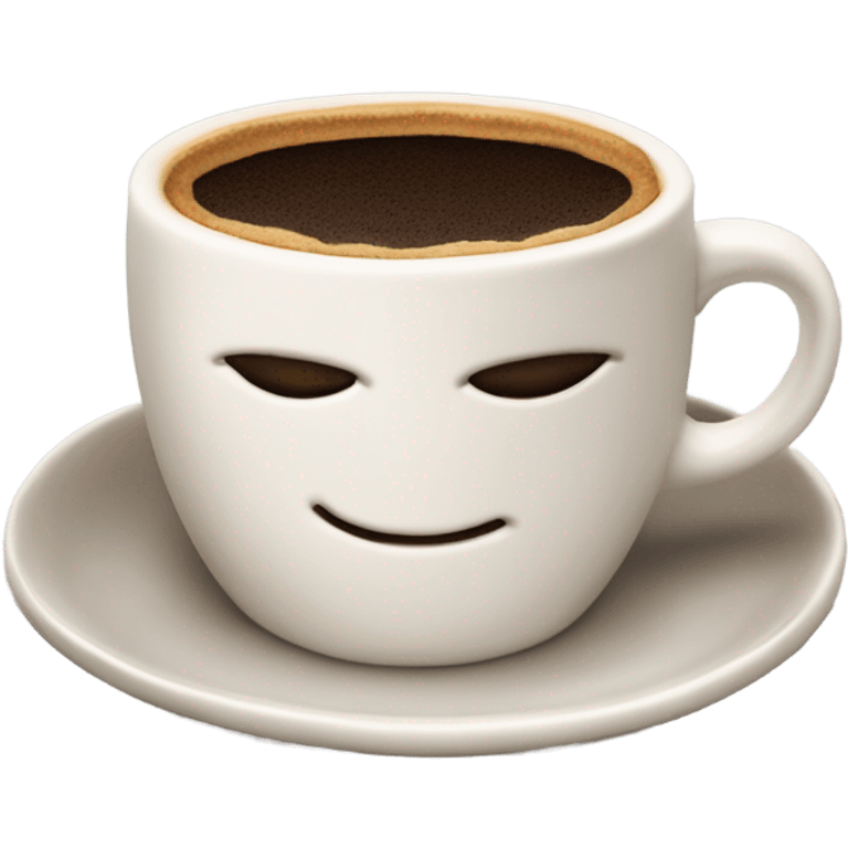 Cozy coffee emoji