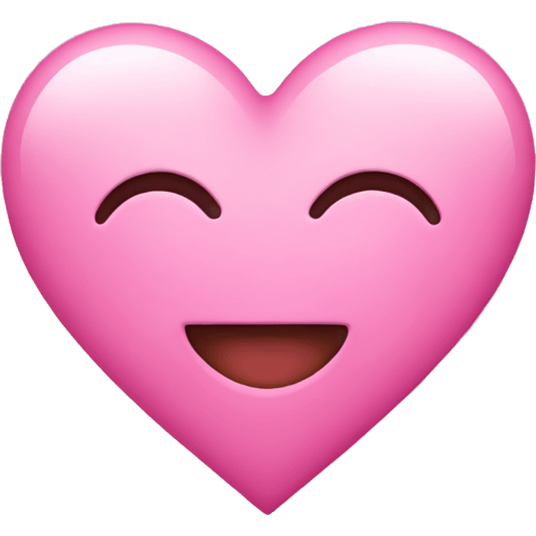 Pink heart emoji