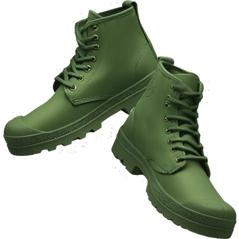 Original Palladium pampa Mens Low Boot Green emoji