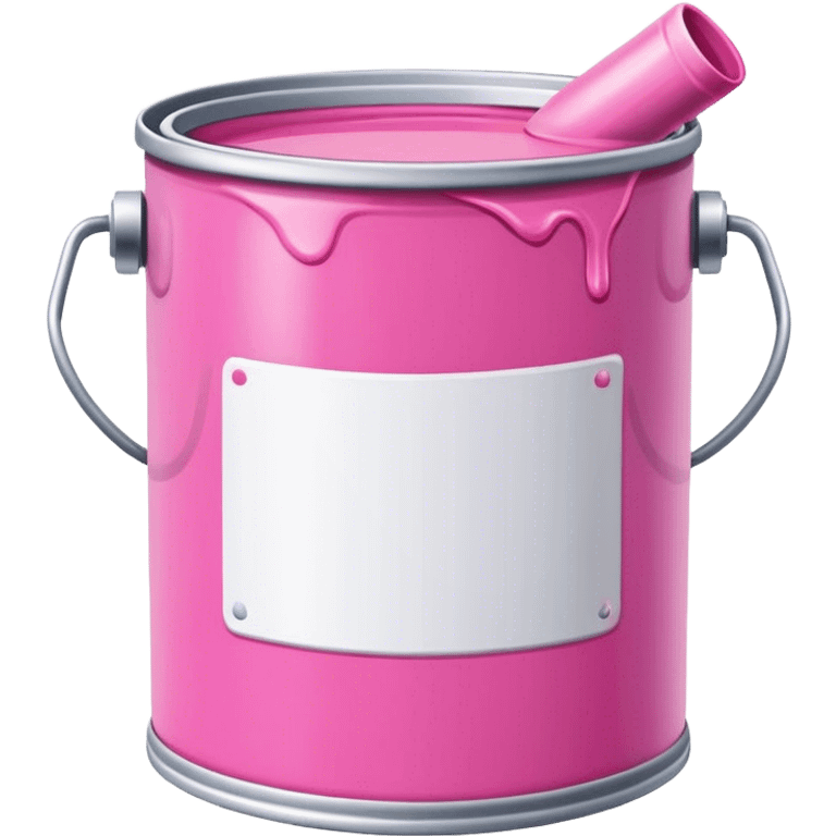 Pink paint can emoji