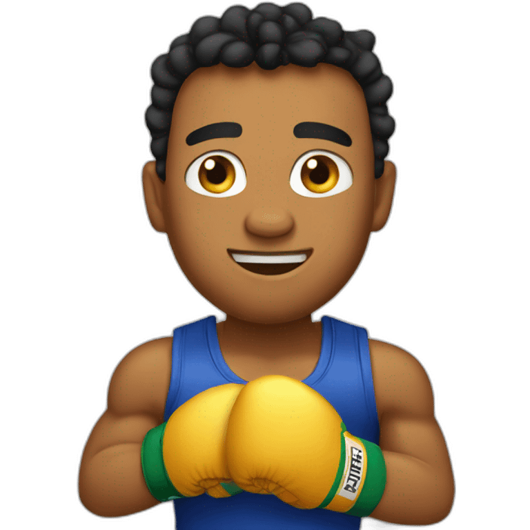 boxing  Tiger champion  emoji