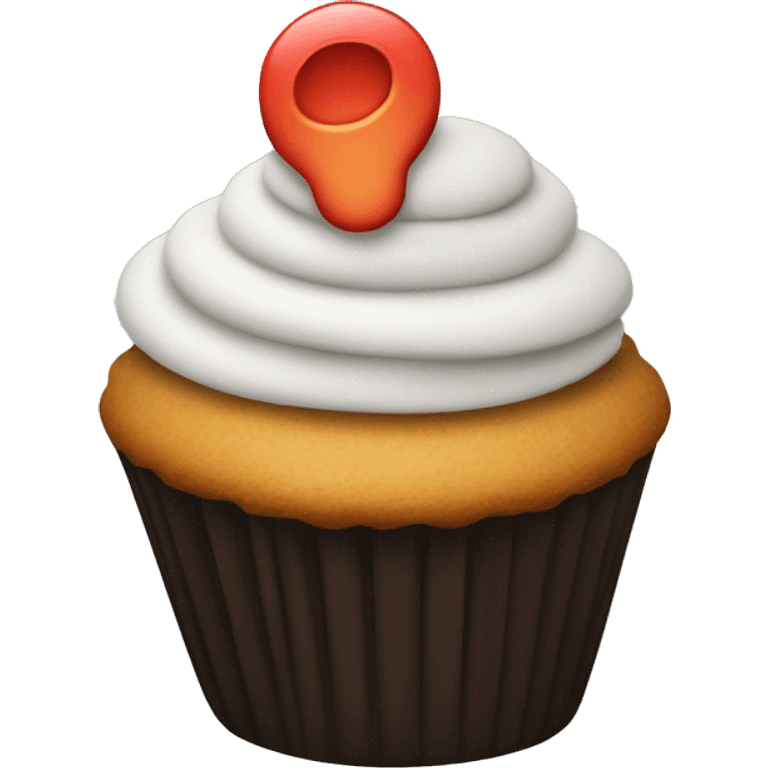 musical cupcake emoji