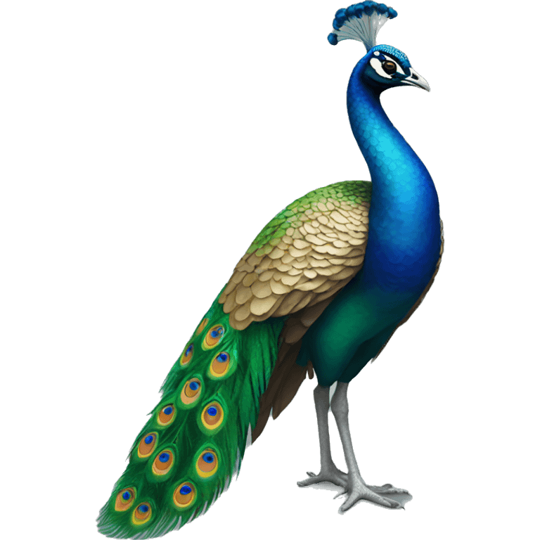 peacock  emoji