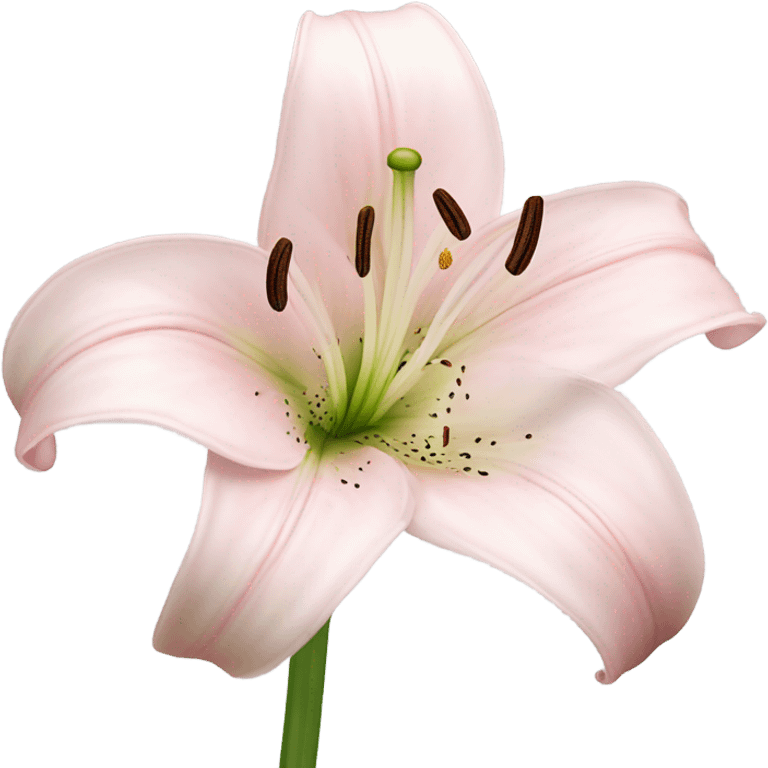 light pink lilium emoji