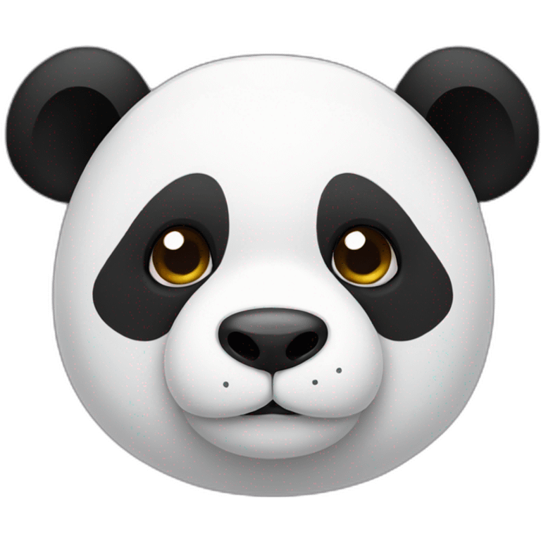 Panda without eyes emoji