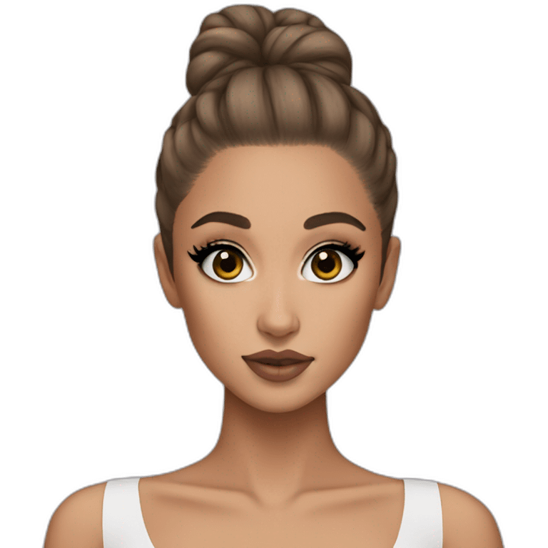 Ariana grande make up  emoji