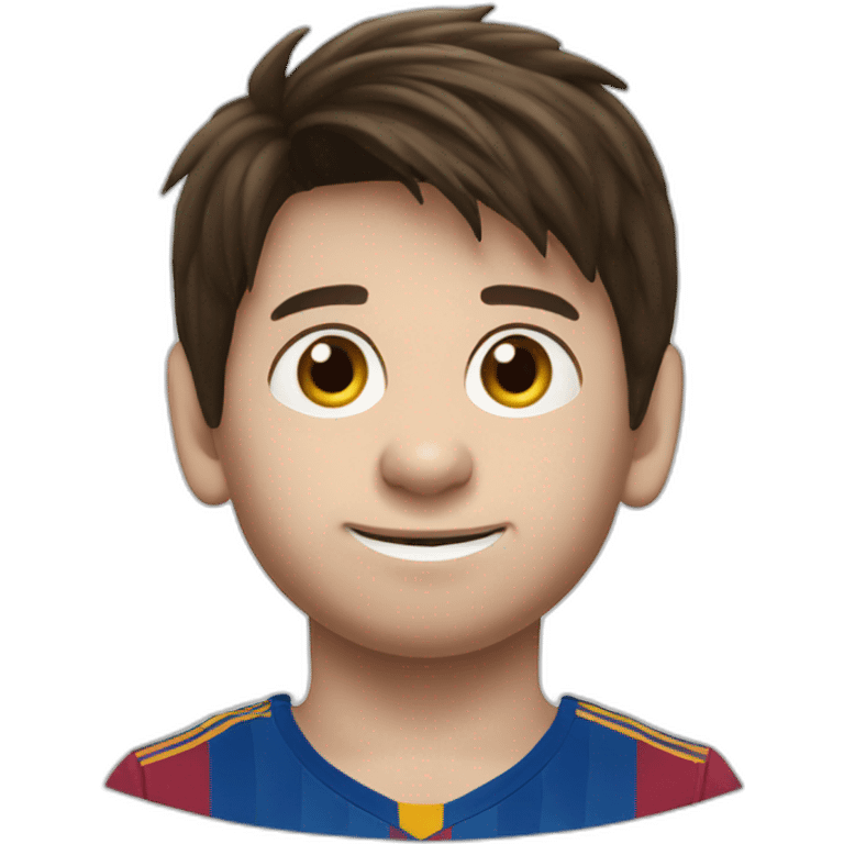 lionel messi as small boy emoji