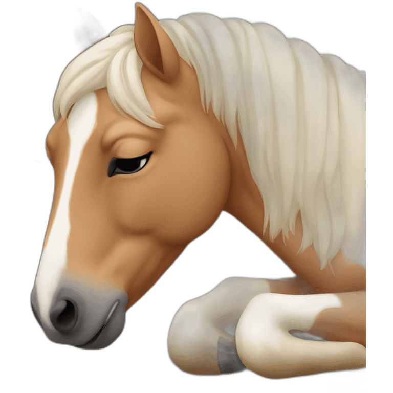 sleeping horse emoji