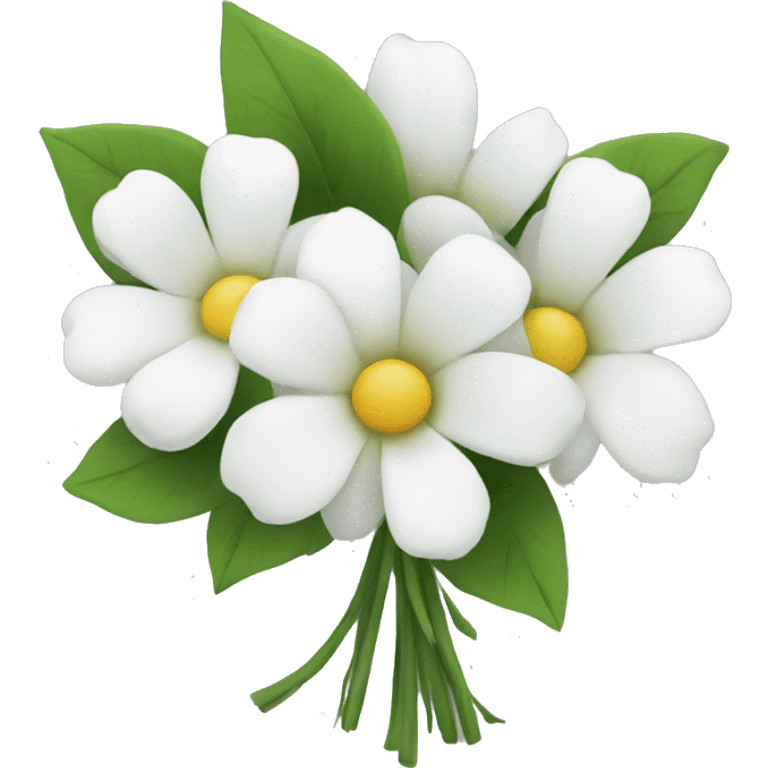 white-flower-bouquet emoji