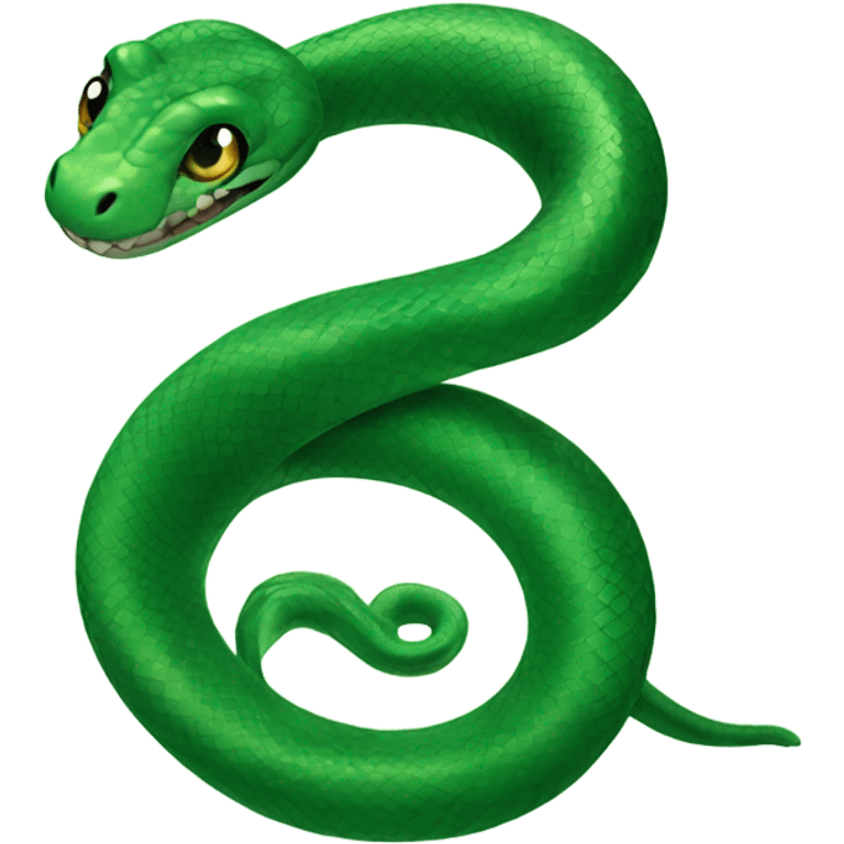 Slytherin green snake  emoji