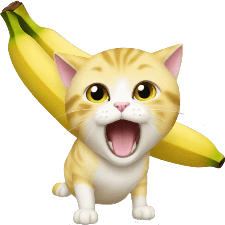 Banana cat meme emoji