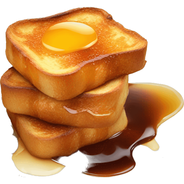 French toast with syrup  emoji