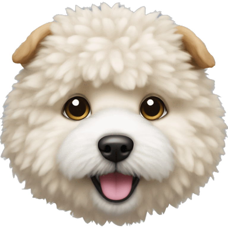 Bichon and quokka hybrid emoji