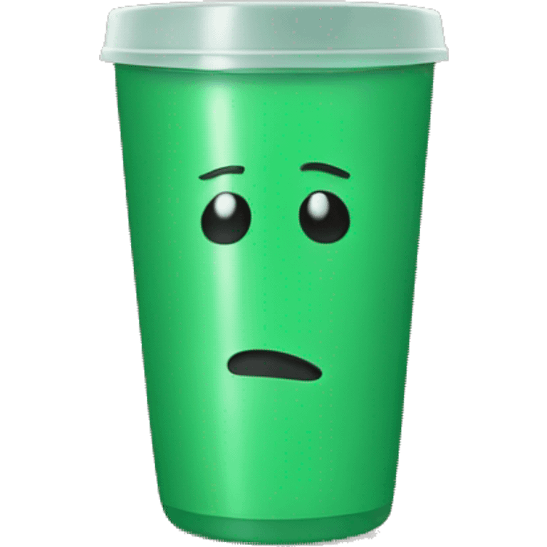 Green tumbler emoji