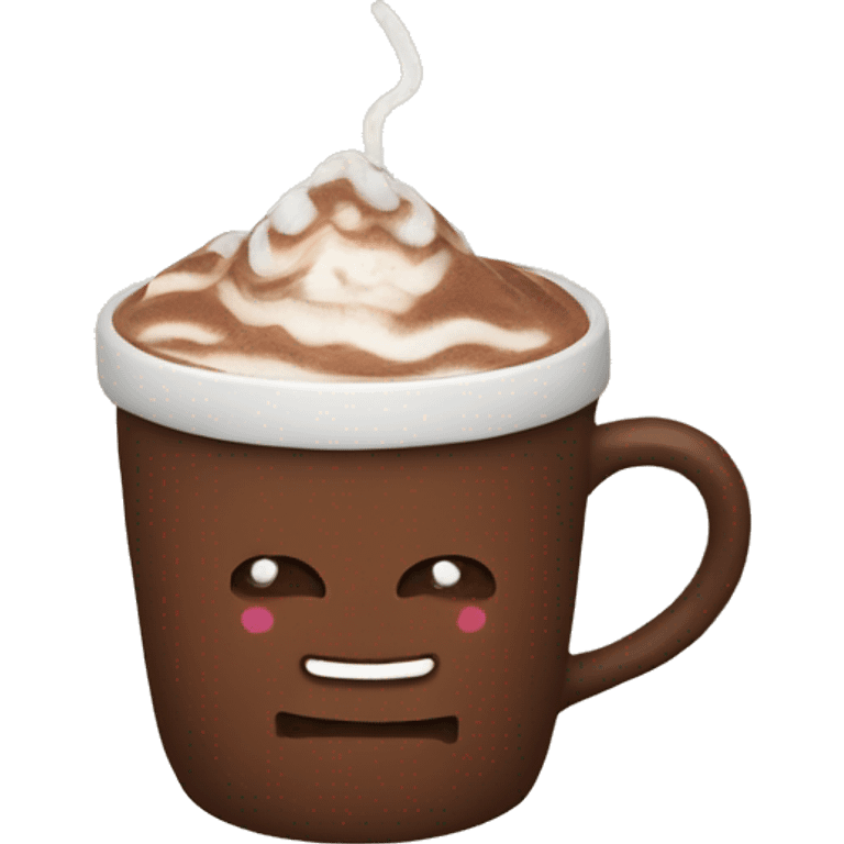 Cute hot chocolate  emoji