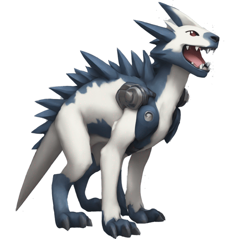 cute cool edgy Digimon-Fakemon-animal full body emoji