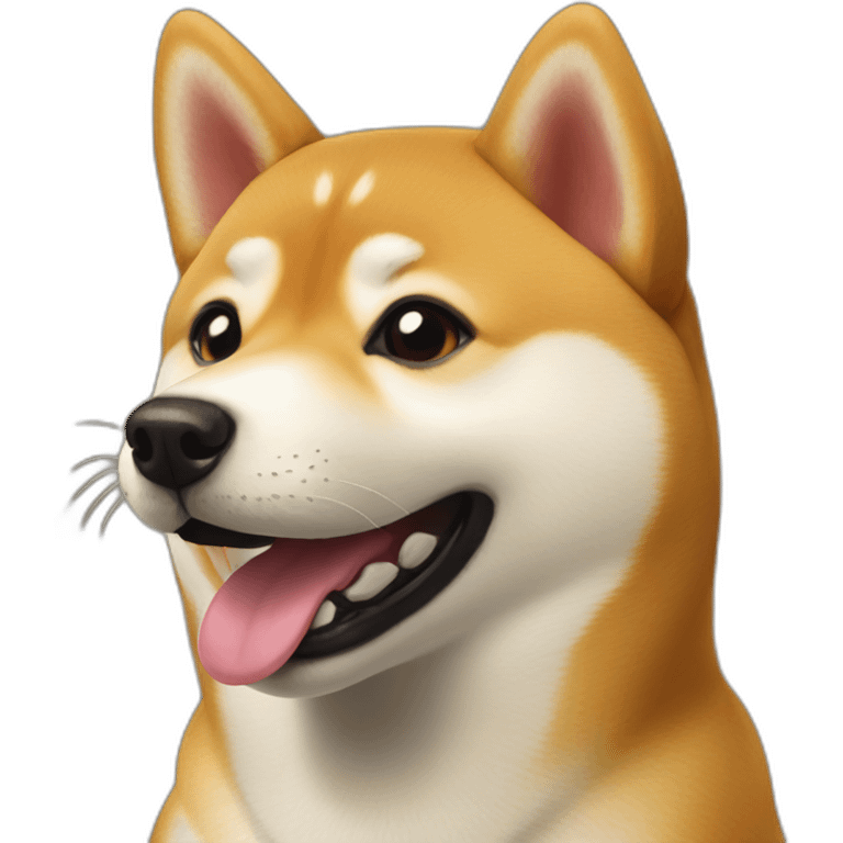 shiba inu happy emoji